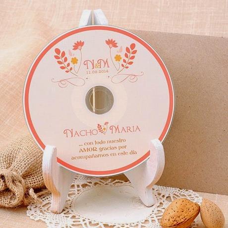 Regala CD's personalizados a tus invitados de boda