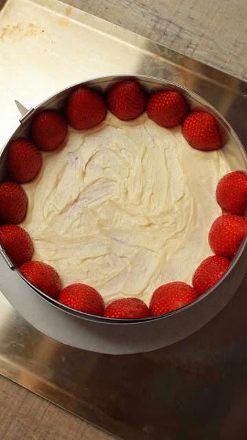 Fraisier o tarta francesa de fresas