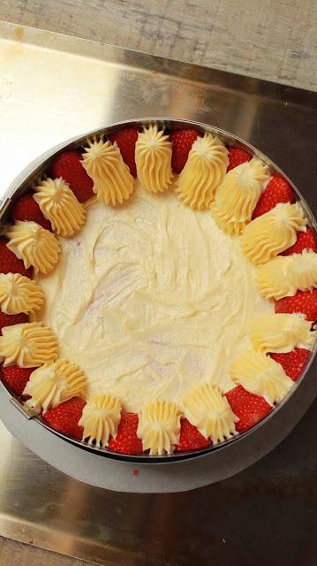 Fraisier o tarta francesa de fresas