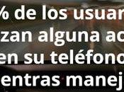 usuarios admiten realizar alguna acción teléfono mientras manejan otros datos