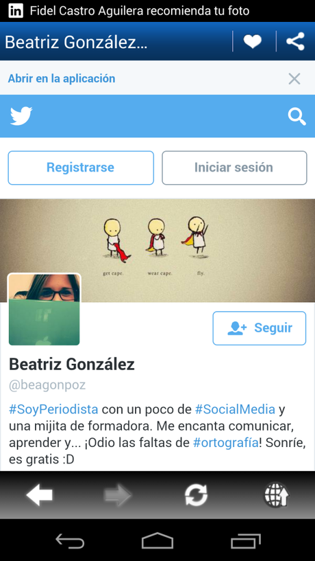 Cómo crear QR con acciones sociales qr seguir perfil twitter