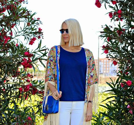 Maxi kimono de flores