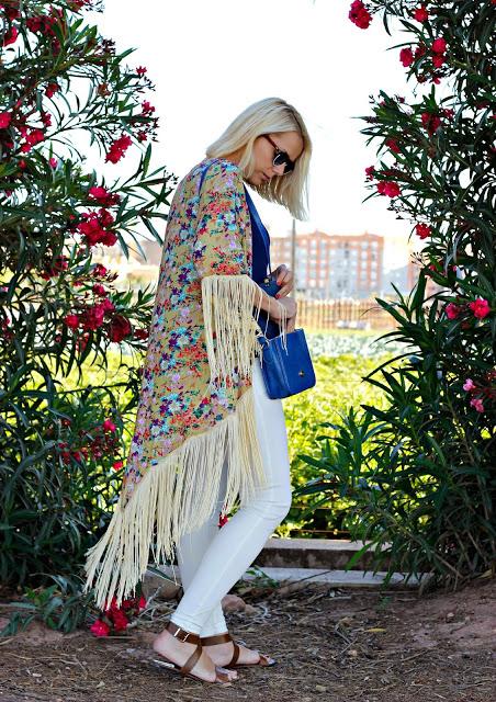 Maxi kimono de flores