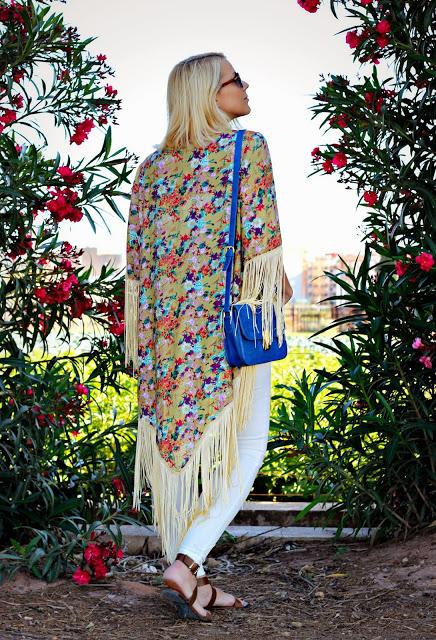 Maxi kimono de flores