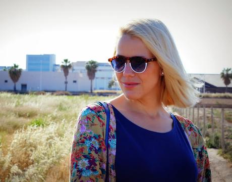 Maxi kimono de flores