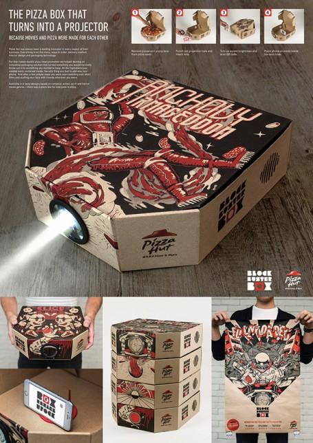 Pides una Pizza Hut, te llega un proyector de cine