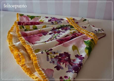 Un vestido muy floreado!