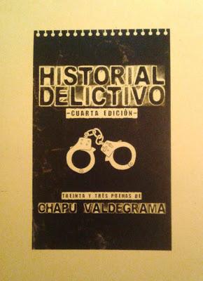 Chapu Valdegrama: Historial Delictivo (1):
