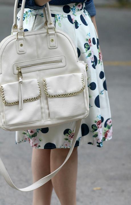 Mis Looks - La falda polka dots y flores