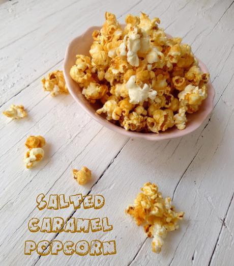 Salted Caramel Popcorn (palomitas con caramelo salado)