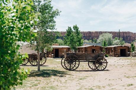 Gooseneck_State_Park-Glen_Canyon-Natural_Bridges-Utah-Chicwish-Off_The_Shoulders_Dress-Red-Converse-Collage_Vintage-Road_Trip-7