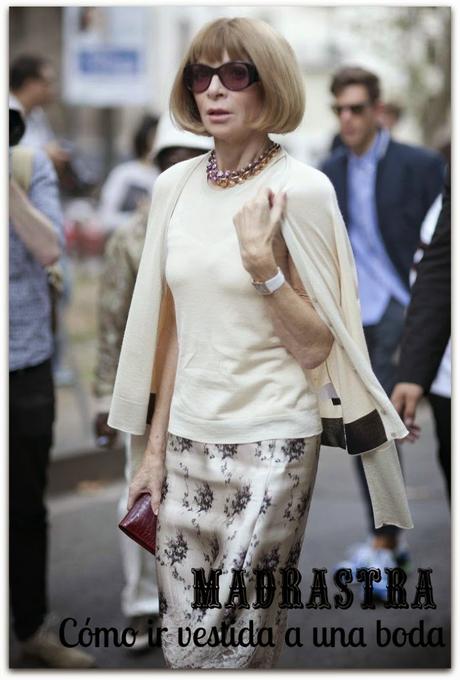 Anna Wintour es mi madrastra y además viene a la boda