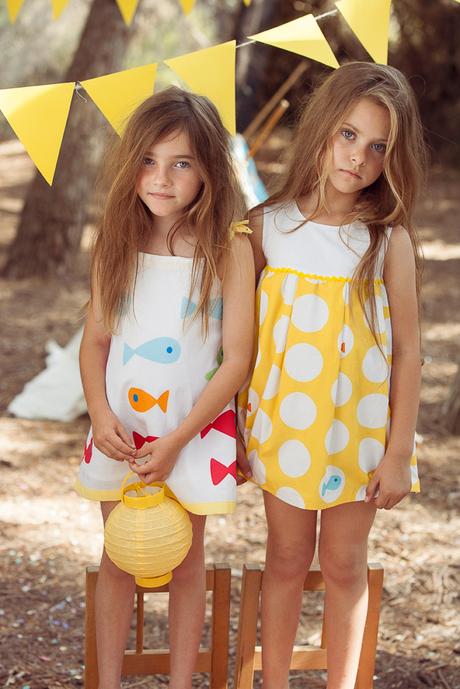 Colección moda infantil Lourdes para el verano 2015