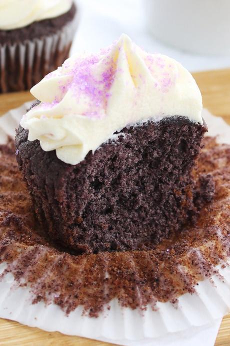 Cupcakes de Maiz Morado