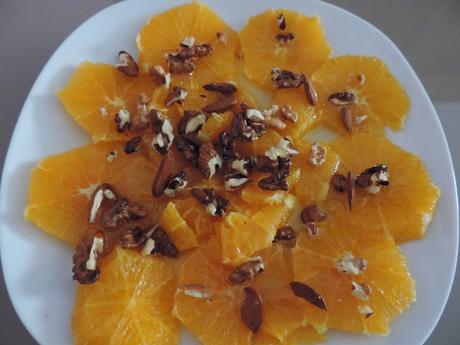 ENSALADA DE NARANJA Y NUECES