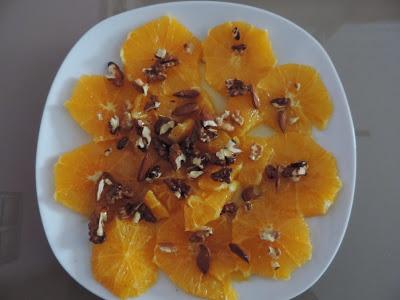 ENSALADA DE NARANJA Y NUECES