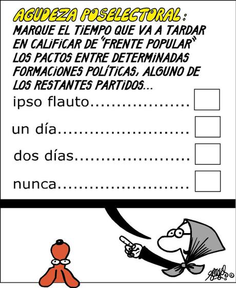 Un poco de humor este martes, 26 de mayo. Segundo Día Nacional de Resaca Electoral