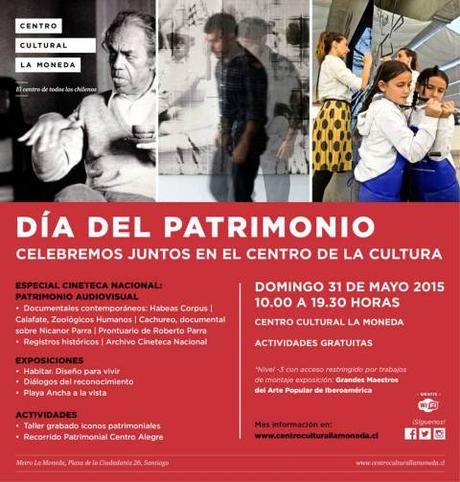 Domingo 31 de Mayo de 2015, #DíaDelPatrimonio en el #CentroCulturalLaMoneda