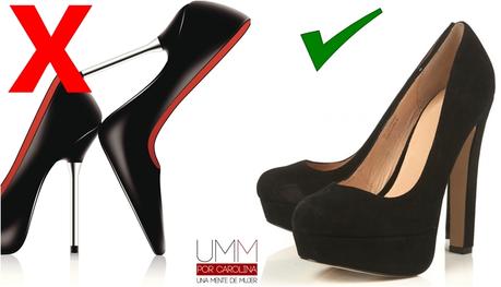 Zapatos de fiestas para chicas plus size