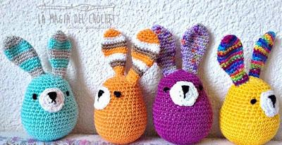 COMO HACER CONEJOS AMIGURUMIS