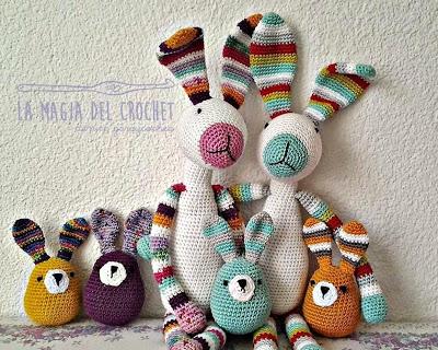 COMO HACER CONEJOS AMIGURUMIS