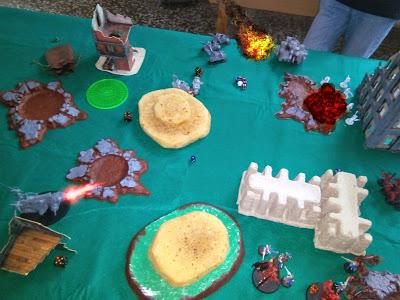 Guardia imperial vs Daemonkin Khorne vs Eldar, Purgar y Controlar