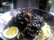 Pasta salsa chocos mostaza