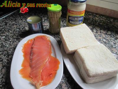 PASTELES DE SALMÓN AHUMADO