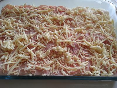 PASTEL DE SANWICH DE JAMÓN Y QUESO