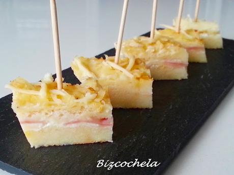 PASTEL DE SANWICH DE JAMÓN Y QUESO