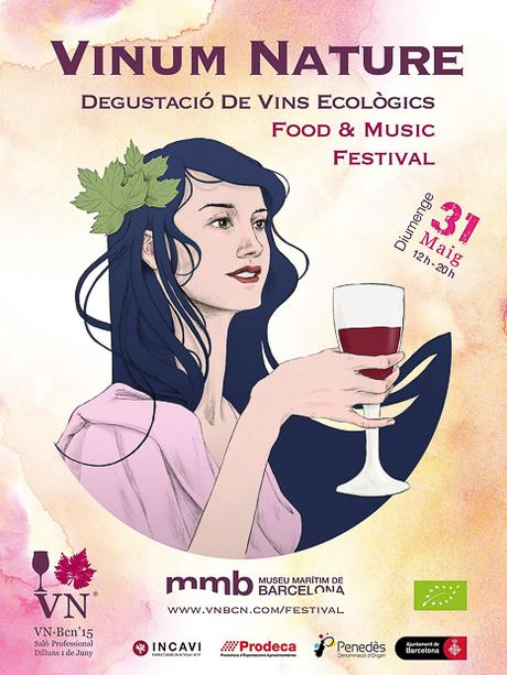 Cartel vinum Nature Barcelona bacoyboca