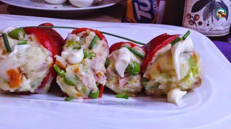 Entrantes de ensaladillas Entrantes de ensaladillas