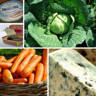 Ingredientes de la ensalada de col al estilo de la meiga