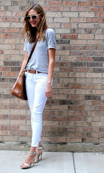 White jeans