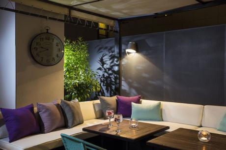 estilo moderno estilo mediterráneo Diseño de exteriores decoración locales comerciales decoración en blanco decoración de restaurantes decoración de hoteles decoración de cafeterías bares 