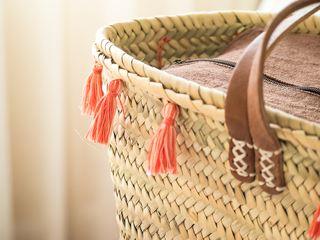 diy capazo de playa personalizado