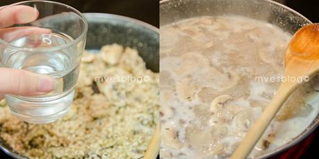 Receta Arroz integral con Quinoa y Champiñones