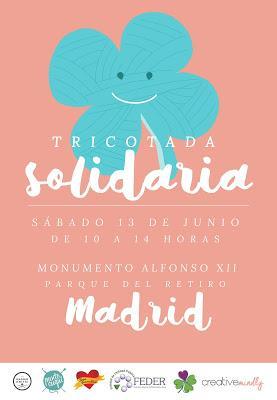 2330.- Treboles de crochet; Día Internacional para Tejer en Público, Madrid