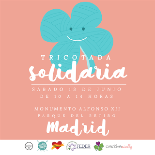 2330.- Treboles de crochet; Día Internacional para Tejer en Público, Madrid