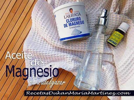 Aceite de Magnesio casero:  cómo se prepara, cómo se usa, cómo funciona