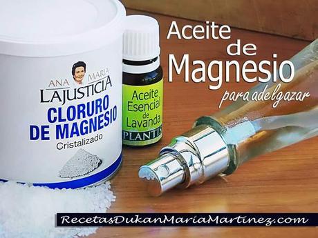 Aceite de magnesio para adelgazar (receta) Aceite de Magnesio para adelgazar: cómo se hace, cómo se usa, cómo funciona