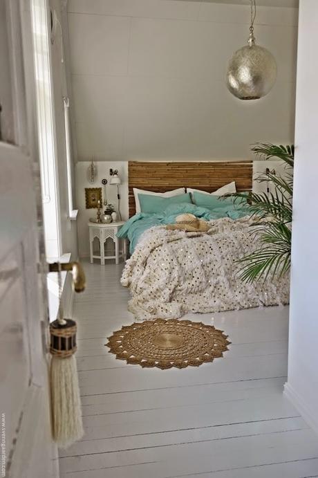 un dormitorio veraniego
