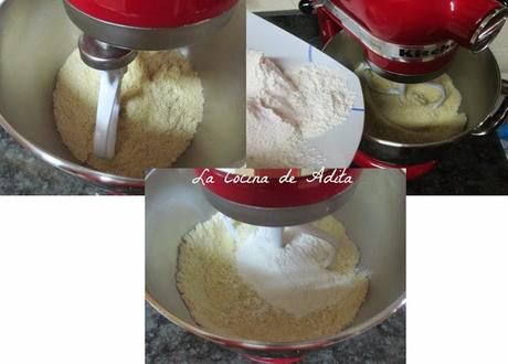 Galletas craqueladas, de almendras