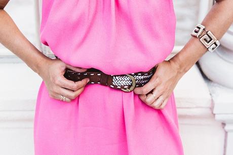 Maje_Gysept_Collection-Long_Pink_Dress-Brown_Sandals-Outfit-Collage_Vintage-Palacio_Cristal-28