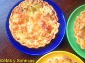 Quiches puerros vieiras