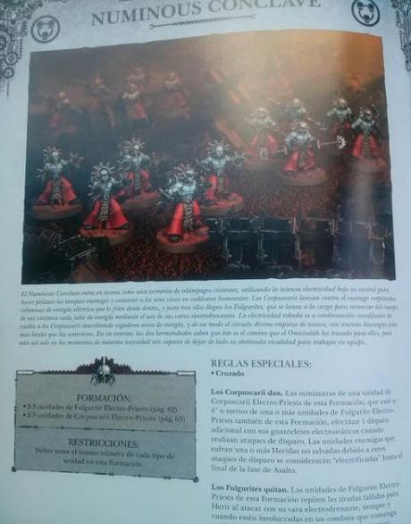 Imagenes del codex Culto Mechanicus en español y alemán