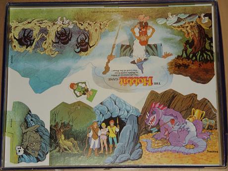 El juego de tablero de El Hobbit de MB(1978)