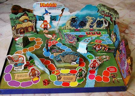 El juego de tablero de El Hobbit de MB(1978)
