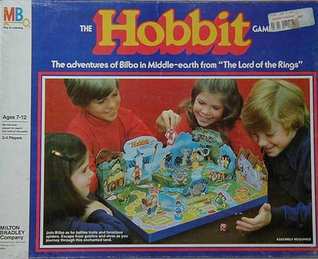 El juego de tablero de El Hobbit de MB(1978)