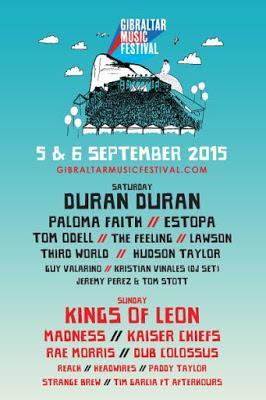 Kaiser Chiefs, Madness y Paloma Faith se suman al Gibraltar Music Festival 2015 Kaiser Chiefs, Madness y Paloma Faith se suman al Gibraltar Music Festival 2015